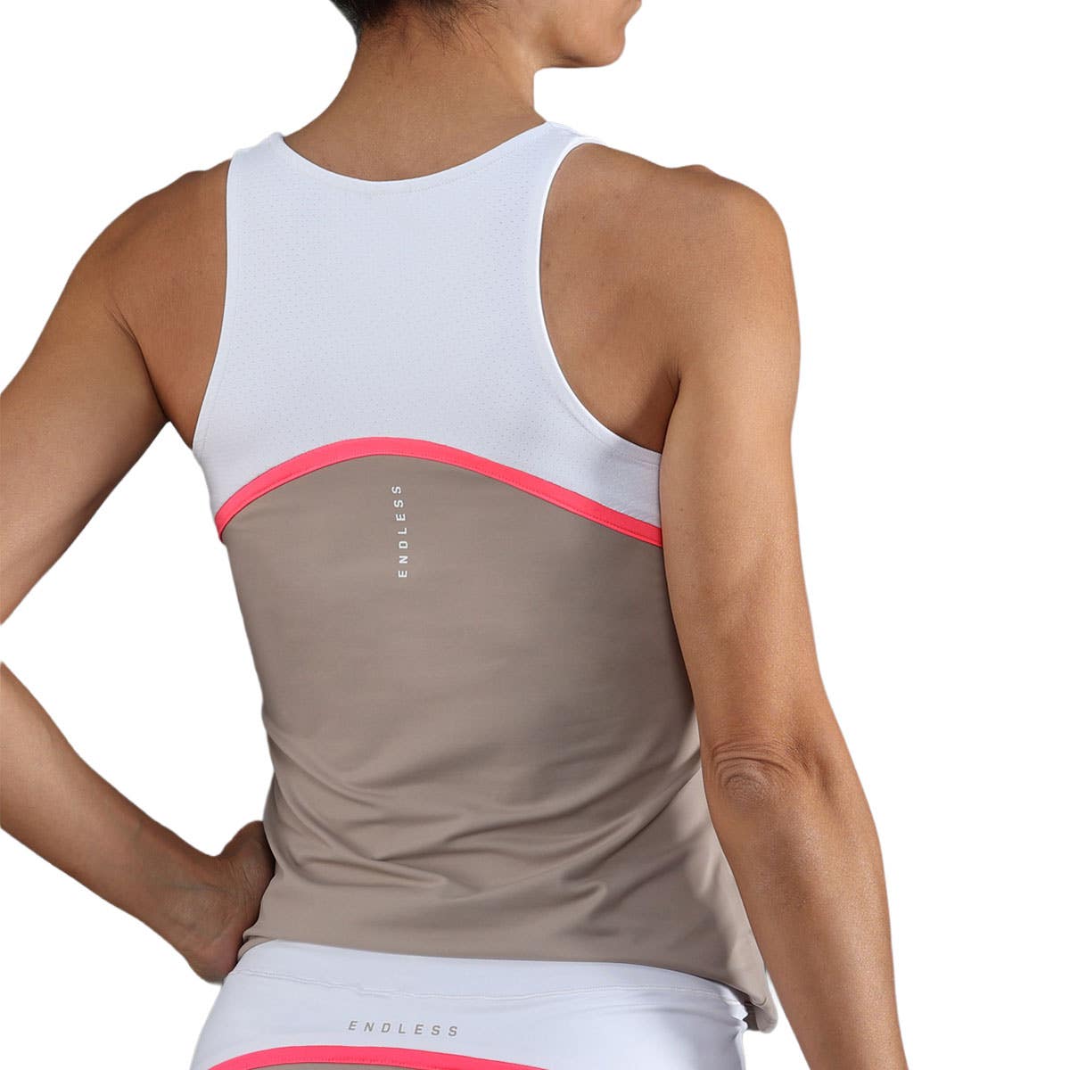 CAMISETA ENDLESS BLOOM MUJER GRIS