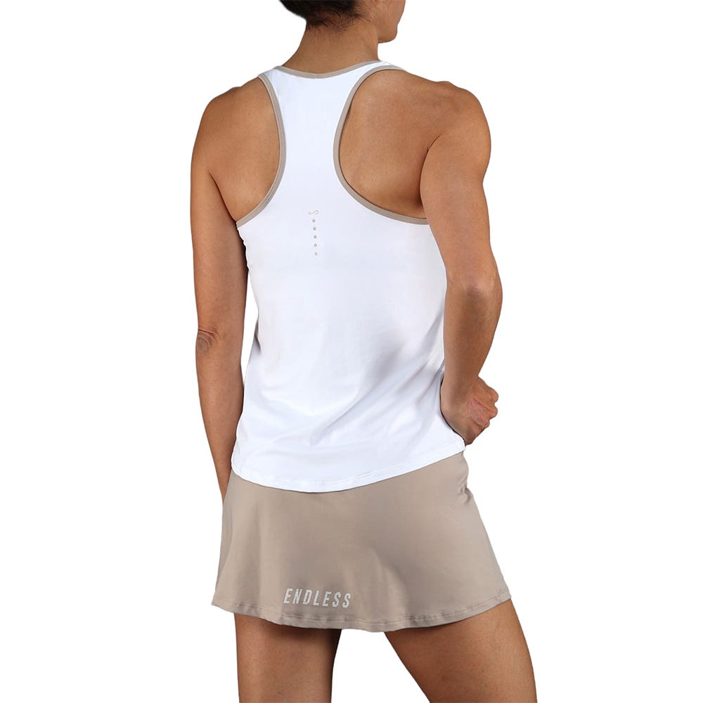 CAMISETA ENDLESS CERCLE MUJER BLANCA/GRIS