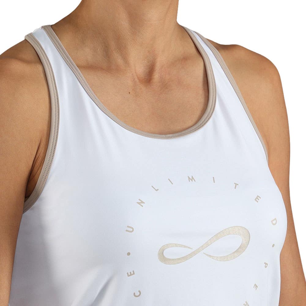 CAMISETA ENDLESS CERCLE MUJER BLANCA/GRIS