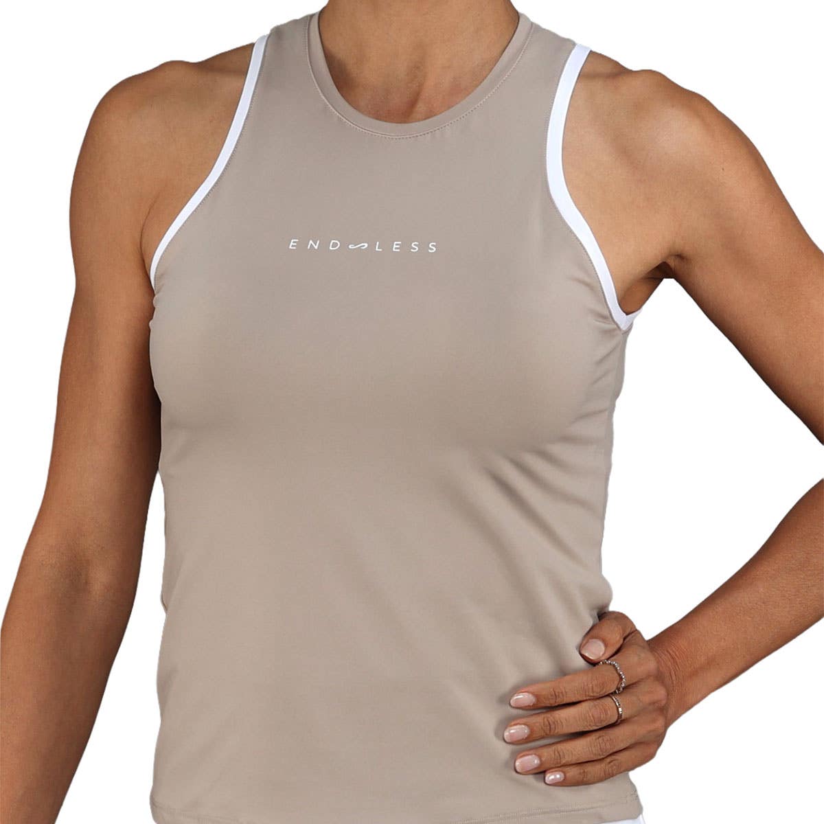 CAMISETA ENDLESS ESSENTIAL MUJER GRIS