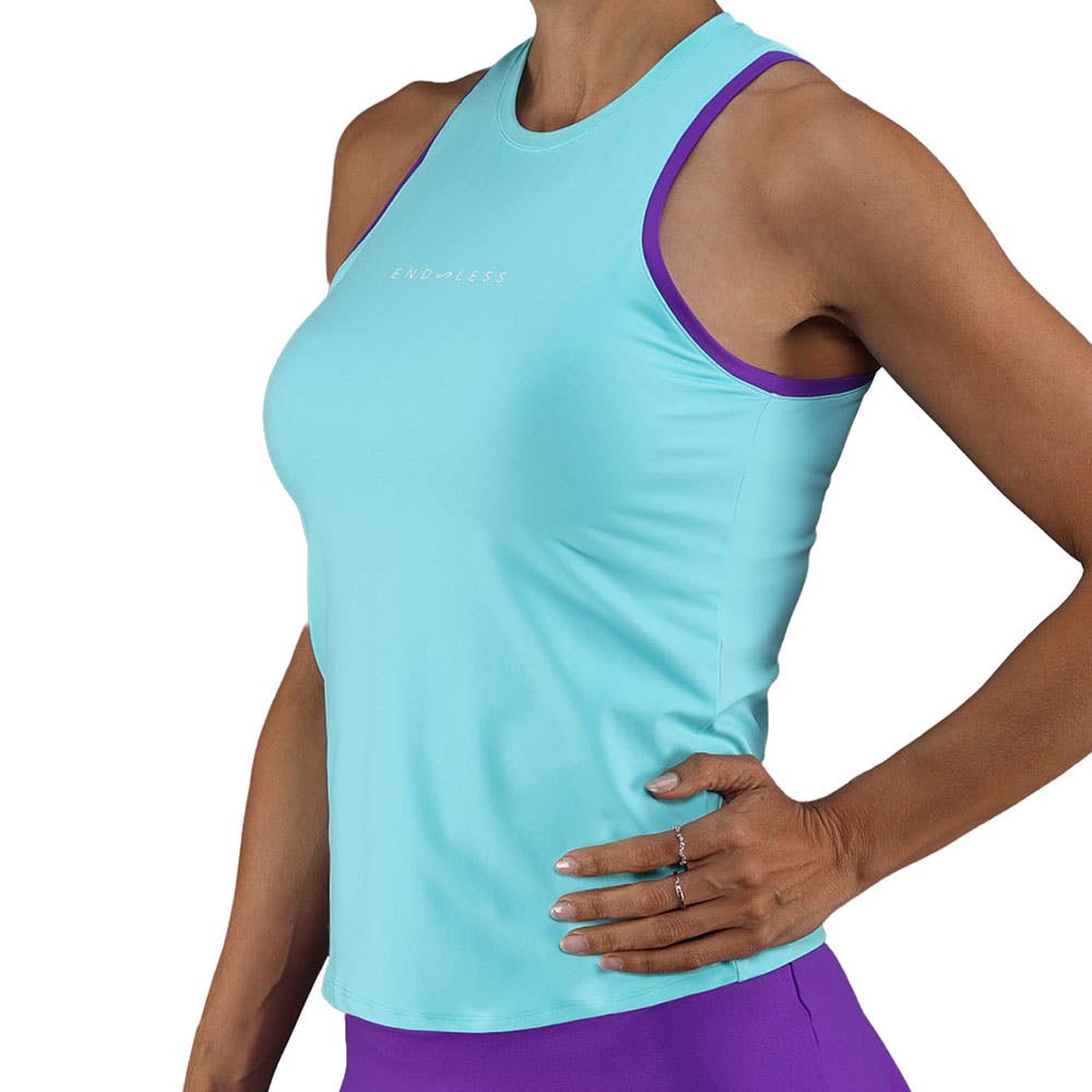 CAMISETA ENDLESS ESSENTIAL MUJER AZUL