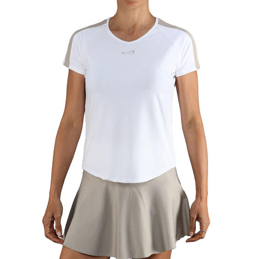 CAMISETA ENDLESS MESH II MUJER BLANCA/GRIS