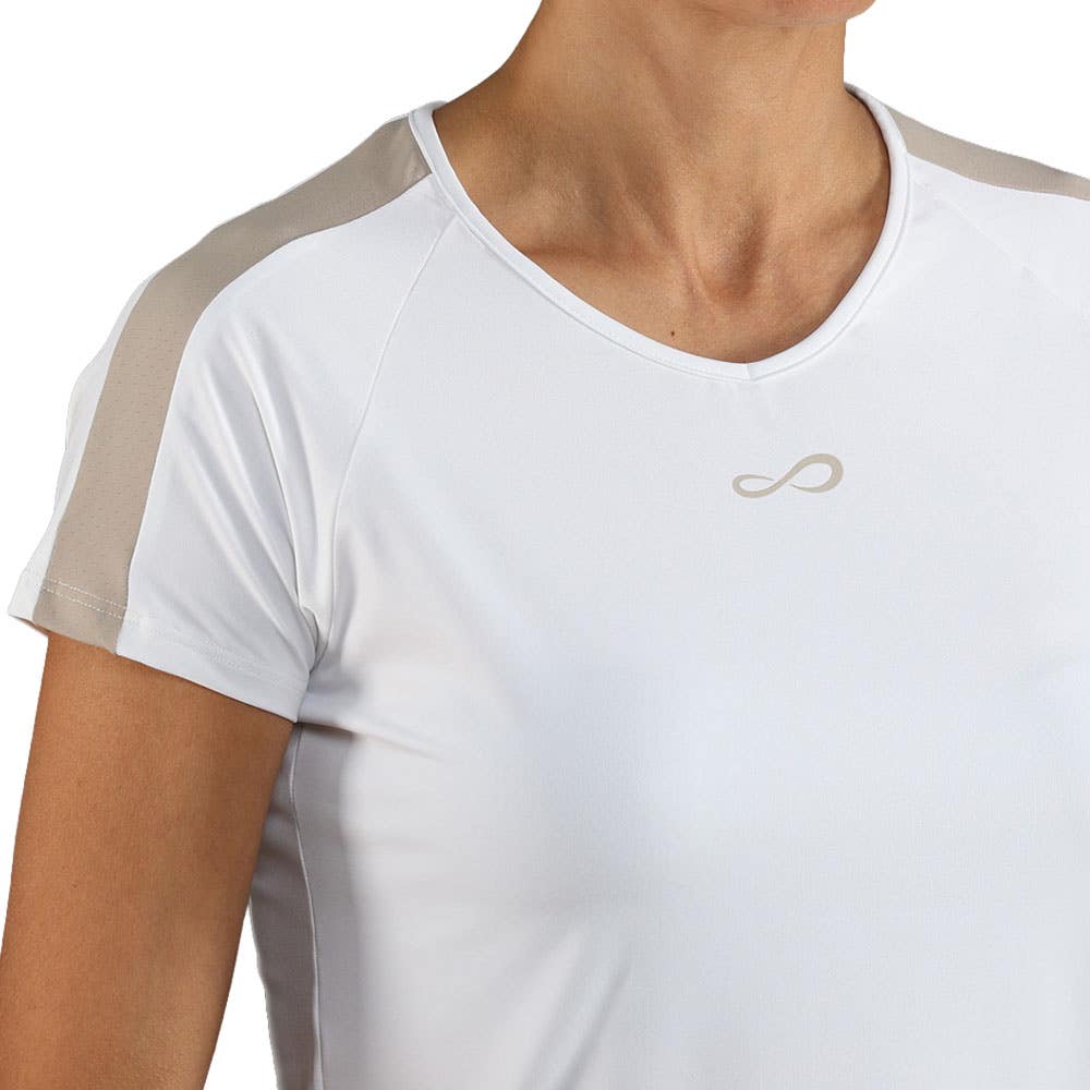 CAMISETA ENDLESS MESH II MUJER BLANCA/GRIS
