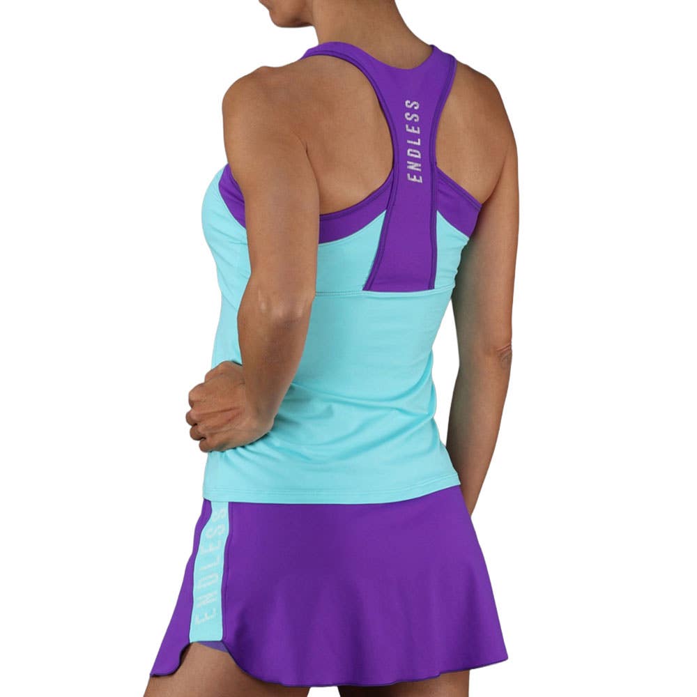CAMISETA ENDLESS SLAM MUJER AZUL AGUA