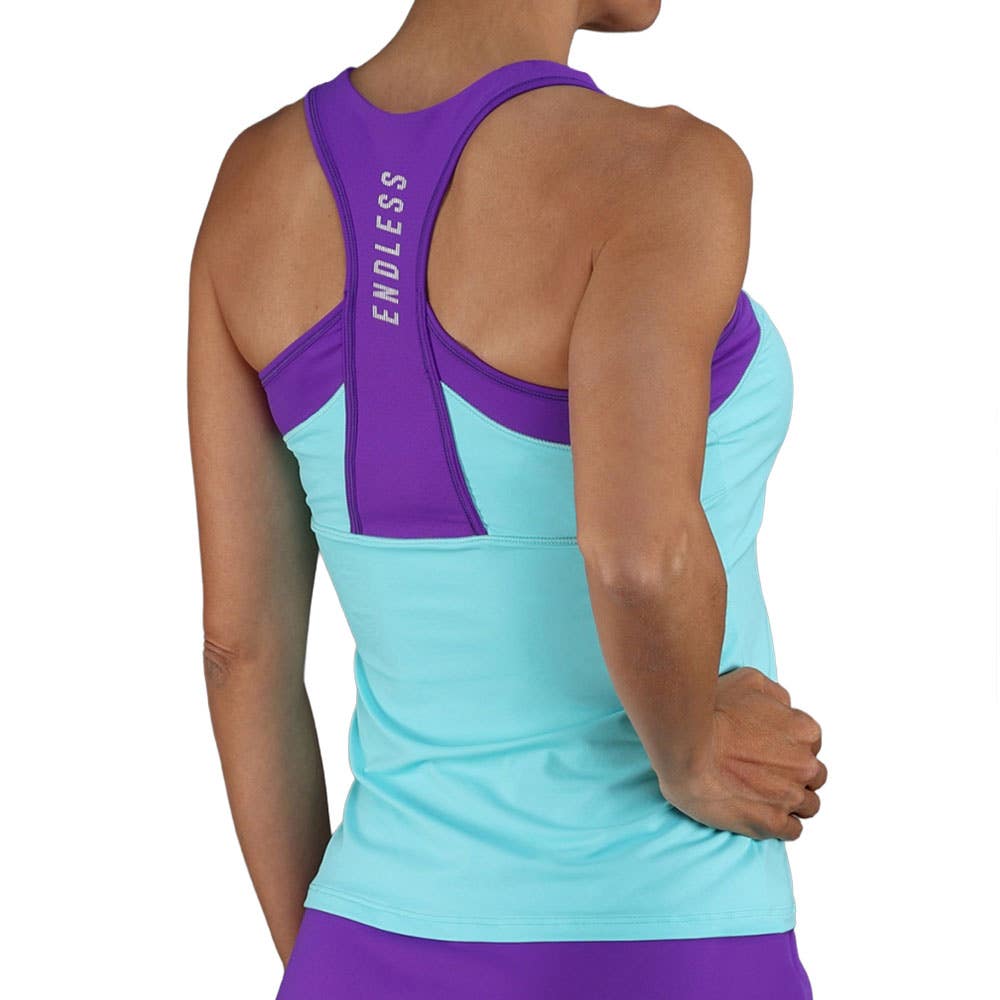 CAMISETA ENDLESS SLAM MUJER AZUL AGUA