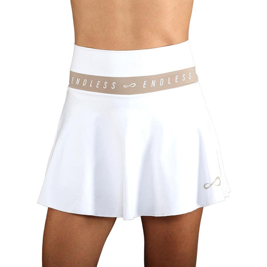 FALDA ENDLESS ALLURE MUJER BLANCA/GRIS