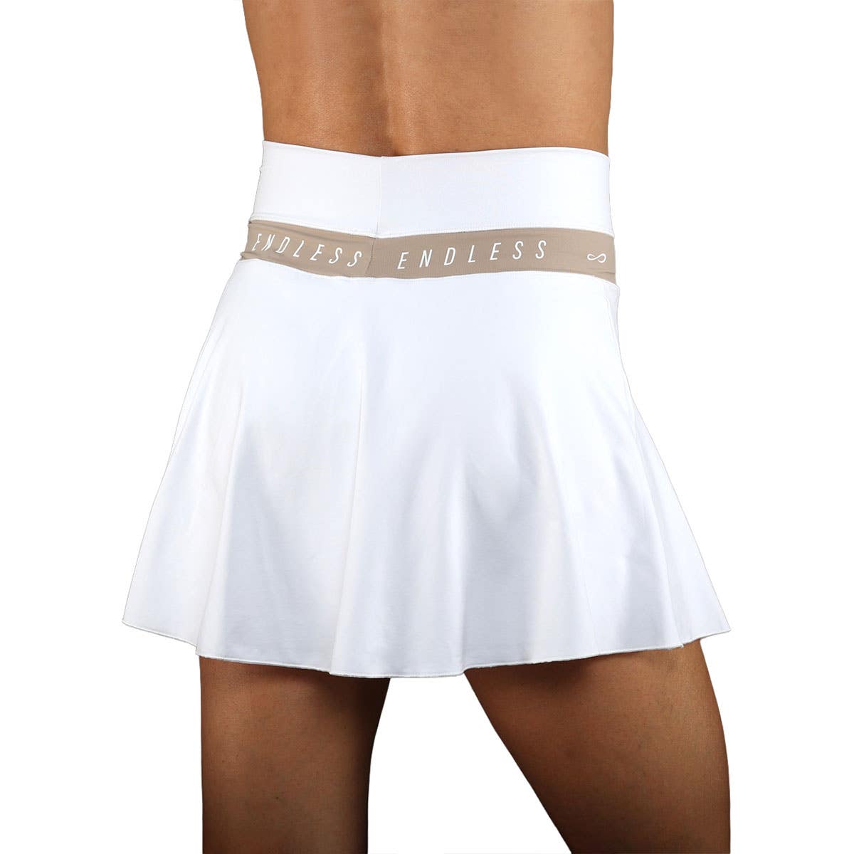 FALDA ENDLESS ALLURE MUJER BLANCA/GRIS