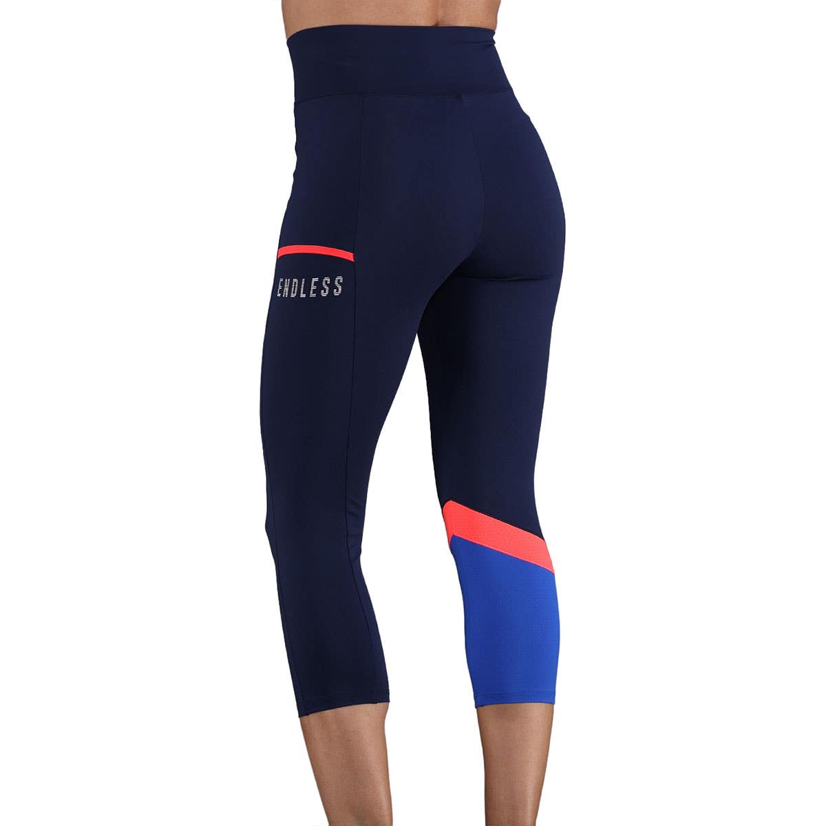 MALLAS ENDLESS LINE POCKET HW 7/8 MUJER AZUL MARINO