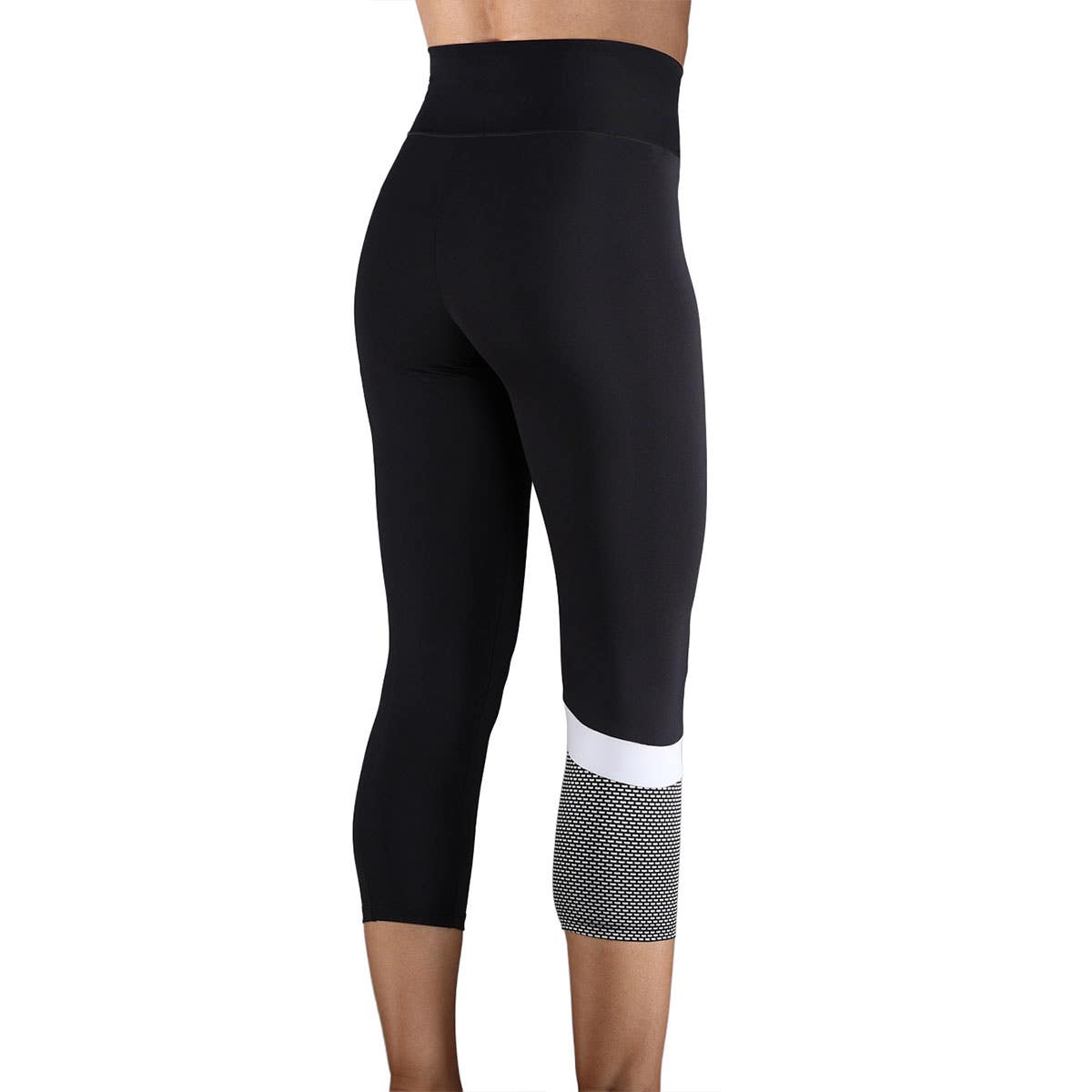 MALLAS ENDLESS LINE POCKET HW 7/8 MUJER GRIS/NEGRO