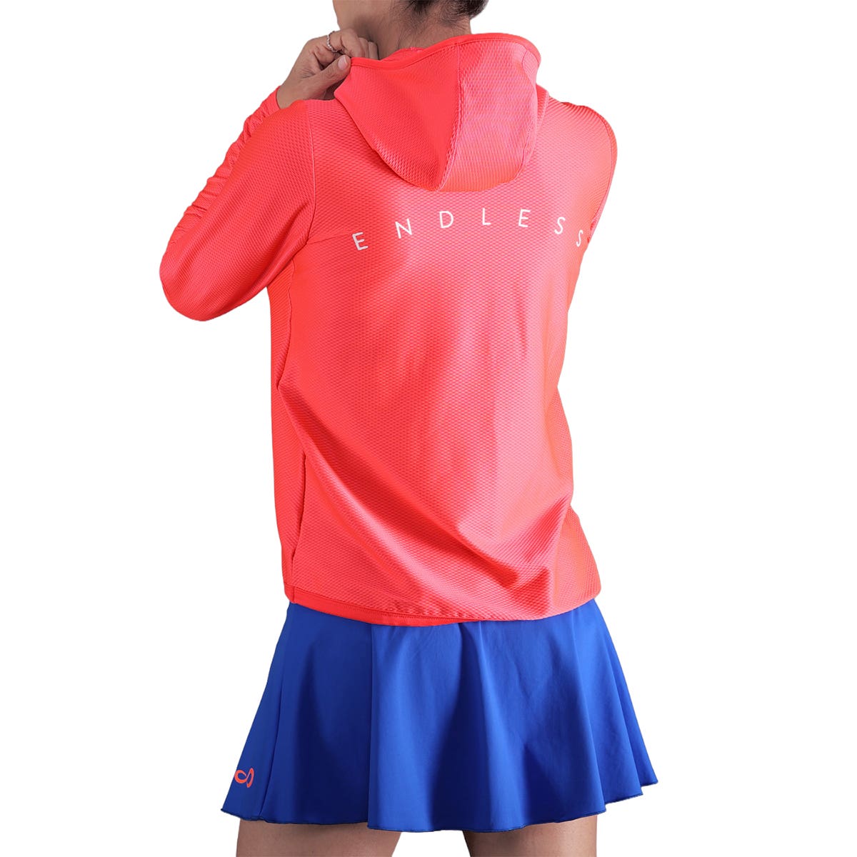 SUDADERA ENDLESS BREATH LINE MUJER ROJO