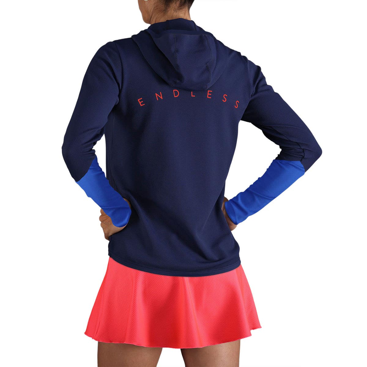 SUDADERA ENDLESS BREATH LINE MUJER AZUL MARINO