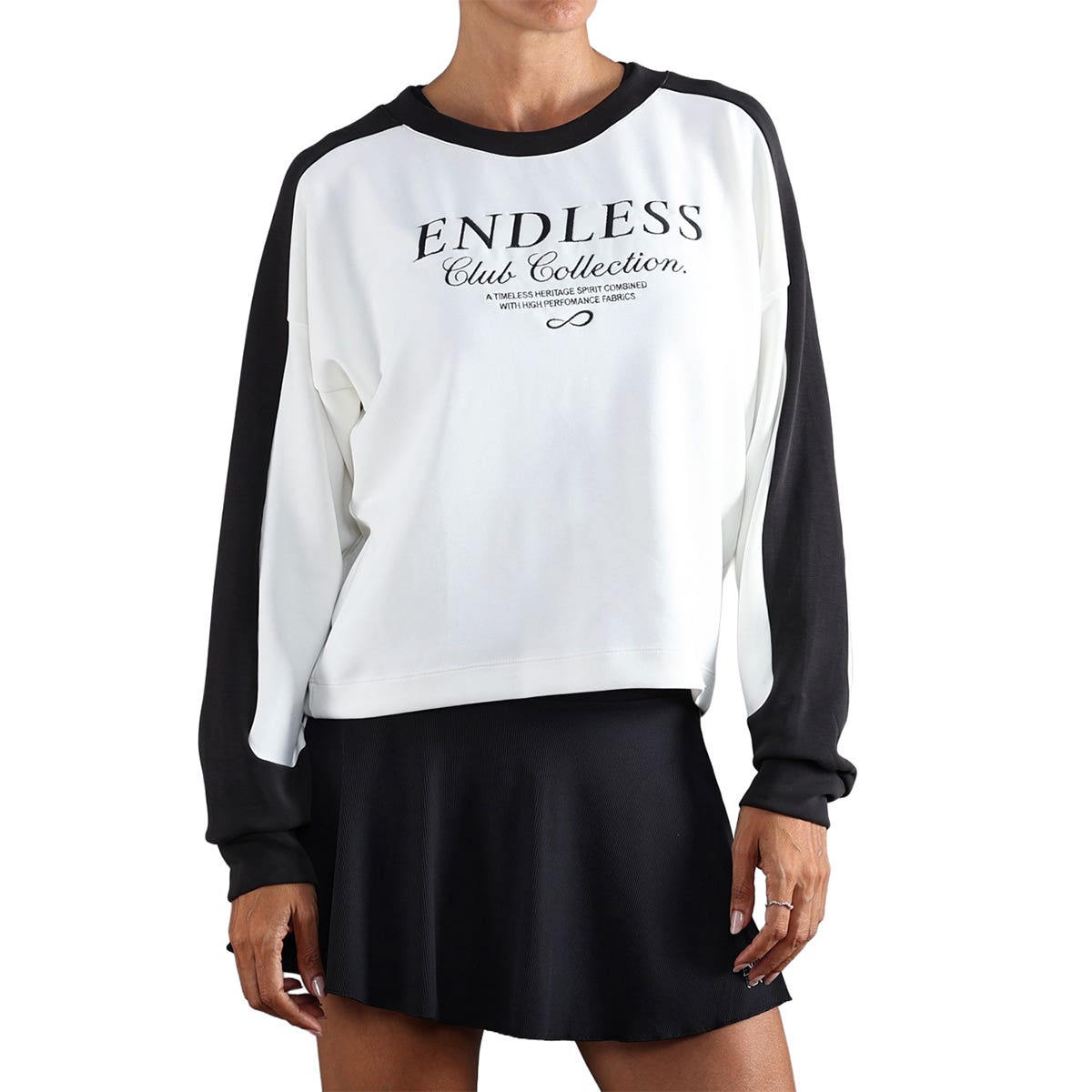 SUDADERA ENDLESS CLUB COLLECTION MUJER BLANCO