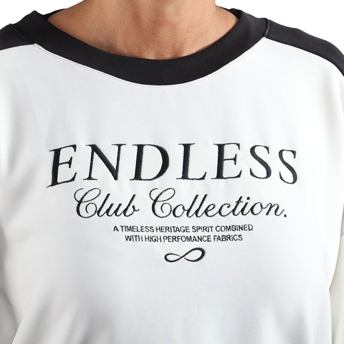 SUDADERA ENDLESS CLUB COLLECTION MUJER BLANCO