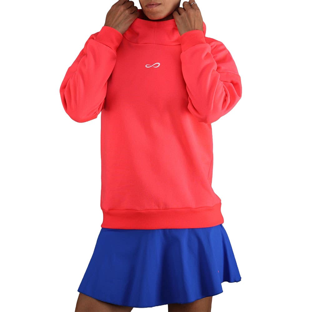 SUDADERA ENDLESS HOLLOW MUJER ROJO