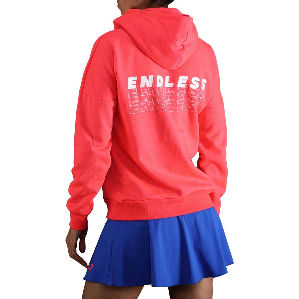 SUDADERA ENDLESS HOLLOW MUJER ROJO