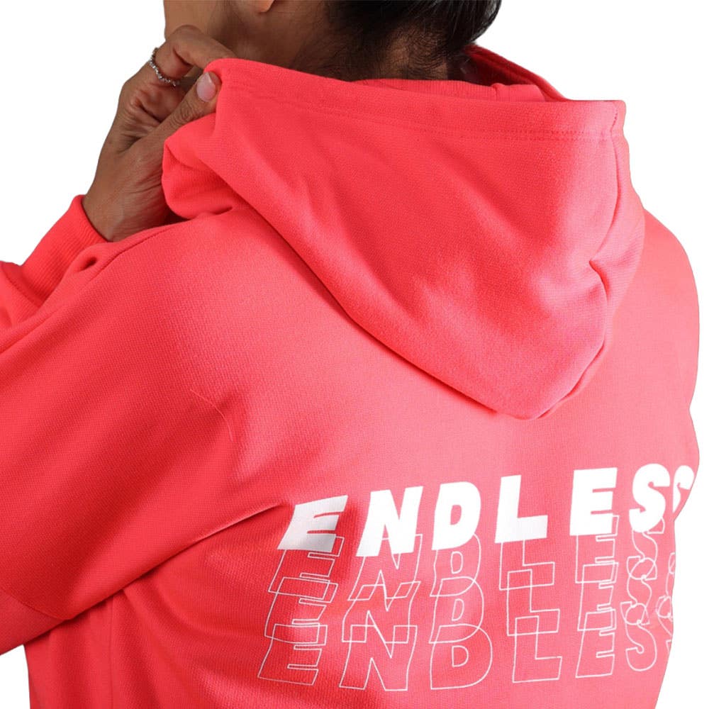 SUDADERA ENDLESS HOLLOW MUJER ROJO