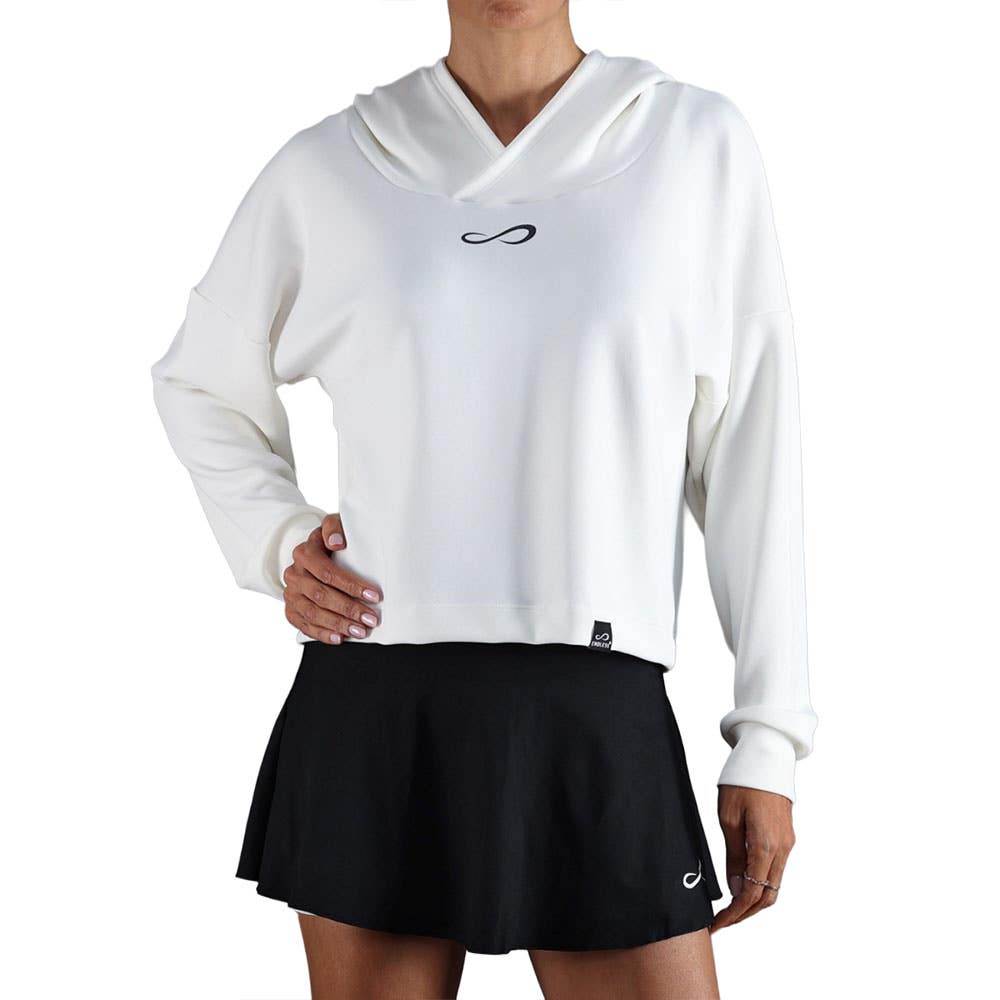 SUDADERA ENDLESS HYPERSOFT MUJER BLANCO