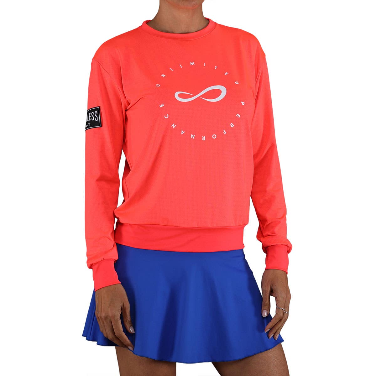 SUDADERA ENDLESS INNER TECH MUJER ROJO