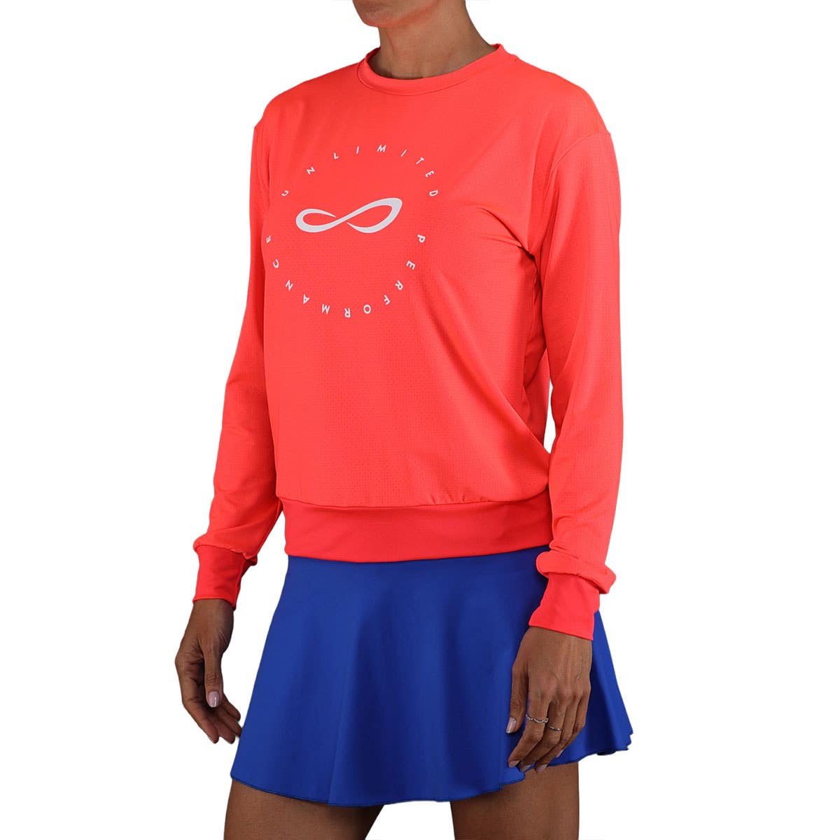 SUDADERA ENDLESS INNER TECH MUJER ROJO