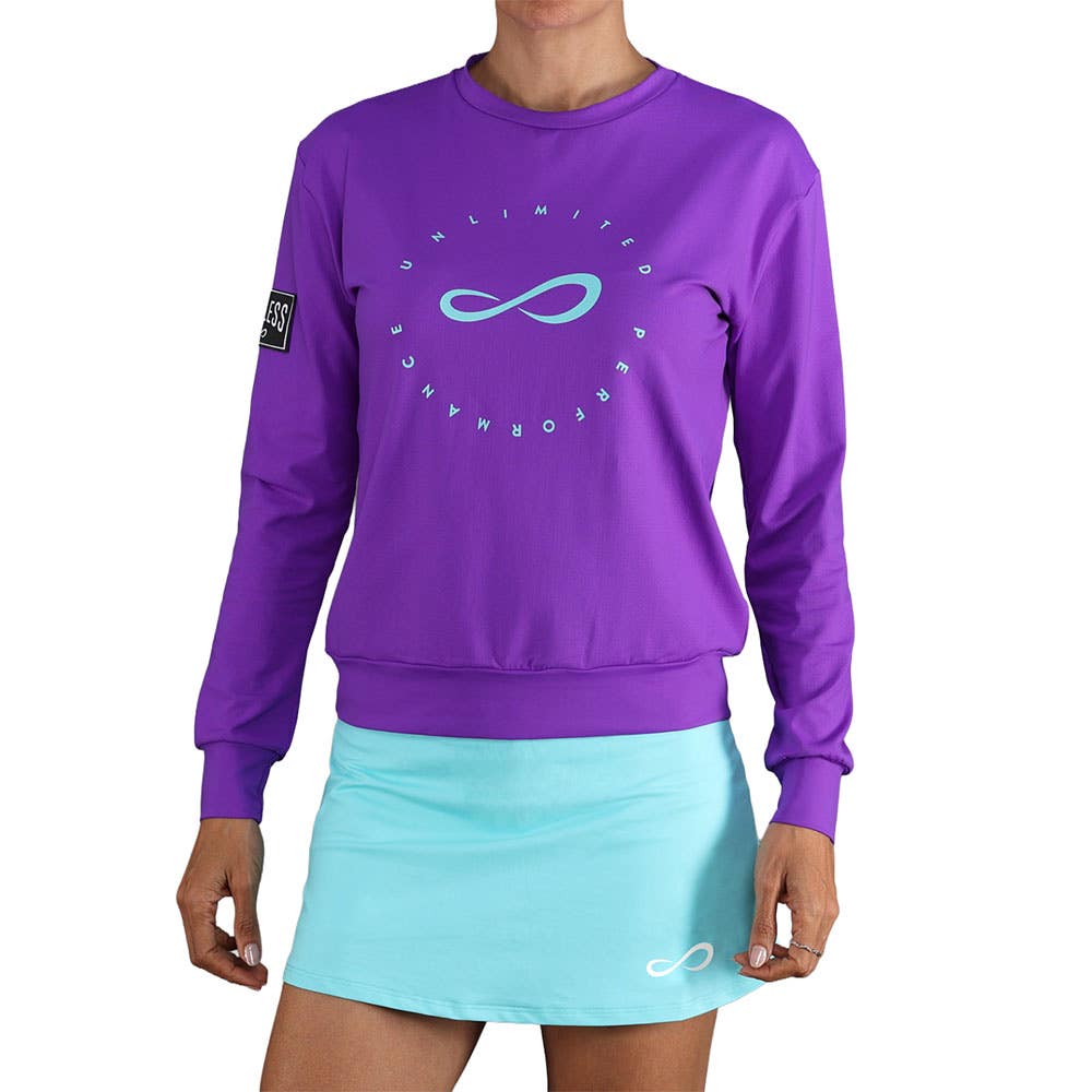 SUDADERA ENDLESS INNER TECH MUJER LILA