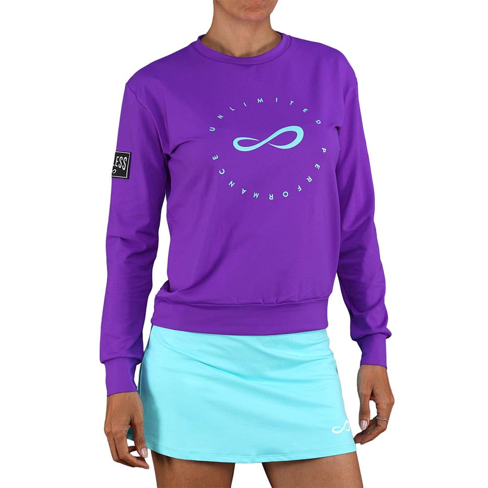 SUDADERA ENDLESS INNER TECH MUJER LILA