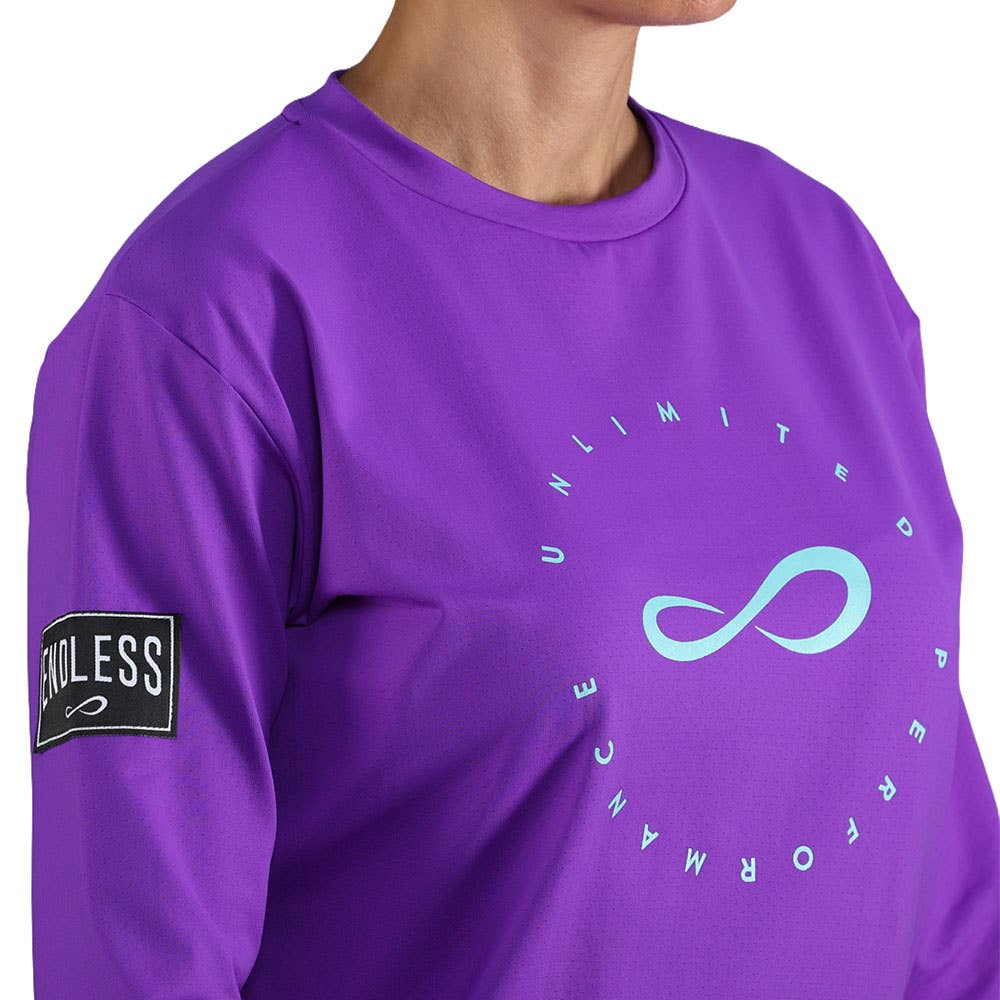 SUDADERA ENDLESS INNER TECH MUJER LILA