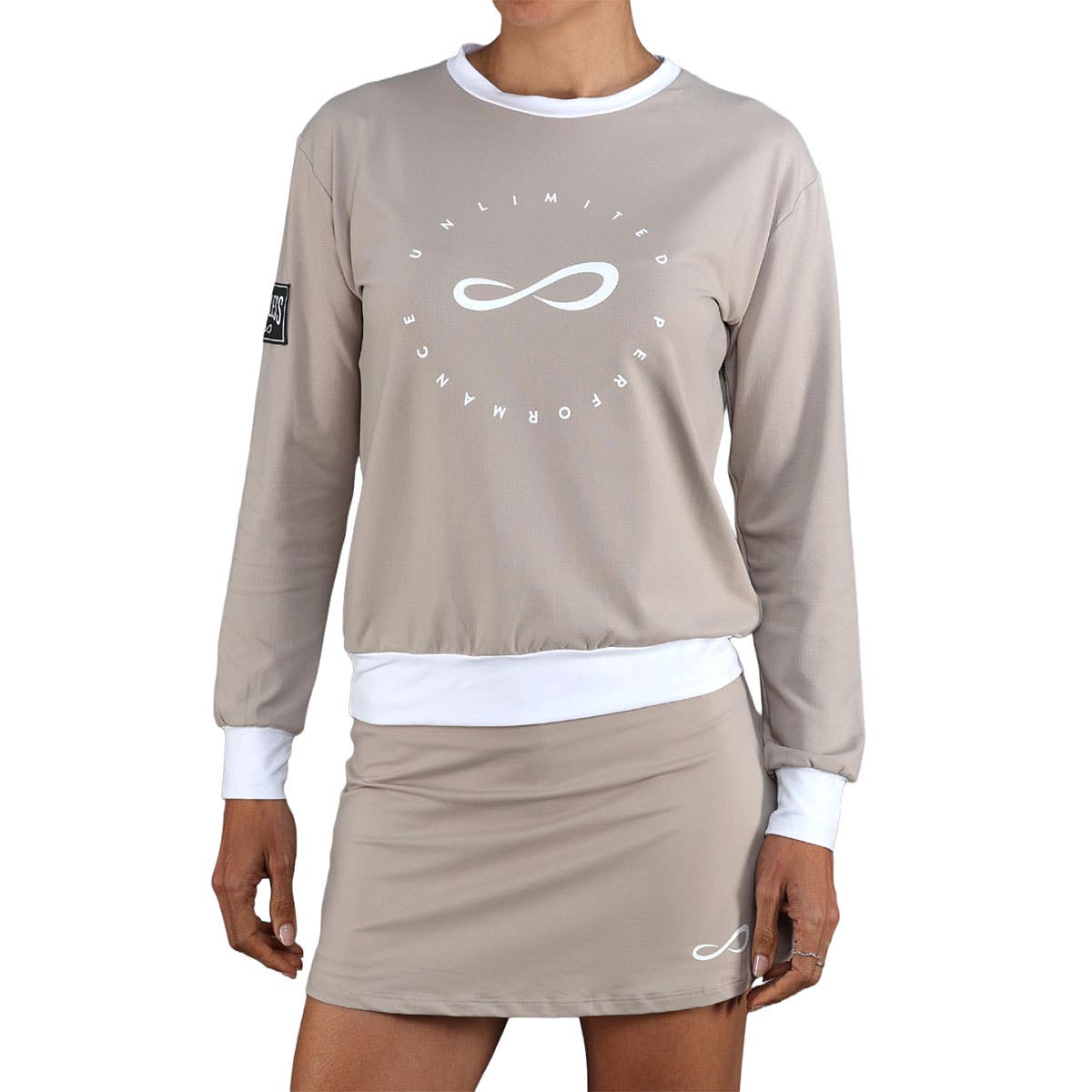 SUDADERA ENDLESS INNER TECH MUJER GRIS