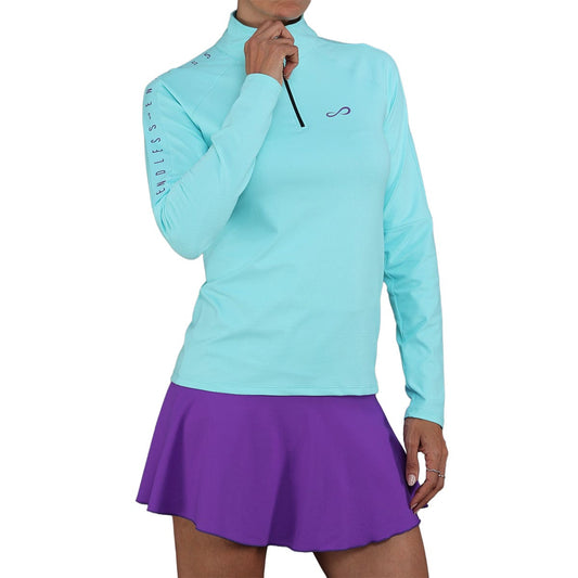 SUDADERA ENDLESS KIRSCH II MUJER AZUL AGUA