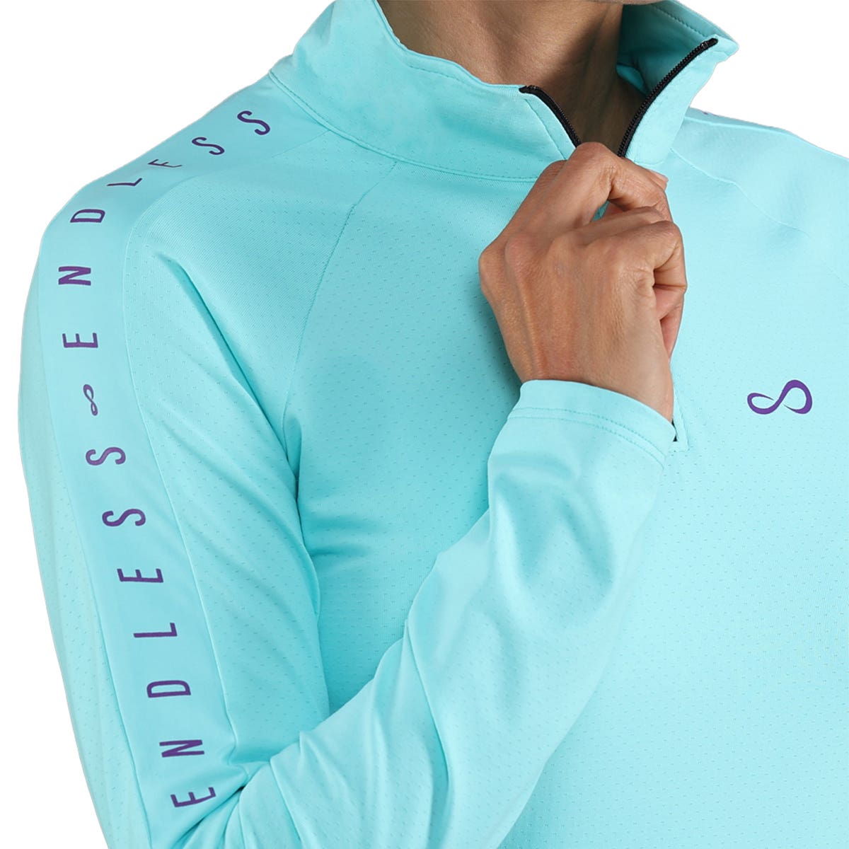 SUDADERA ENDLESS KIRSCH II MUJER AZUL AGUA
