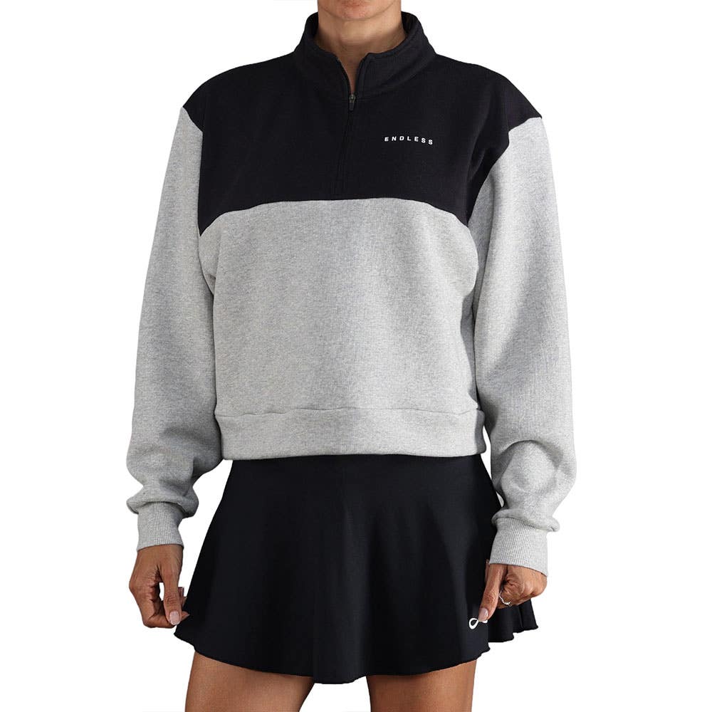 SUDADERA ENDLESS VIBE MUJER NEGRO