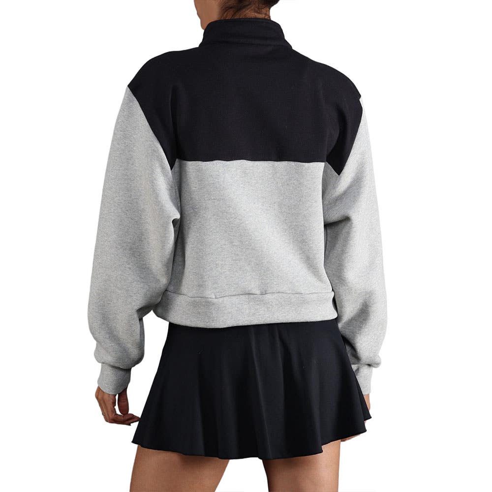 SUDADERA ENDLESS VIBE MUJER NEGRO