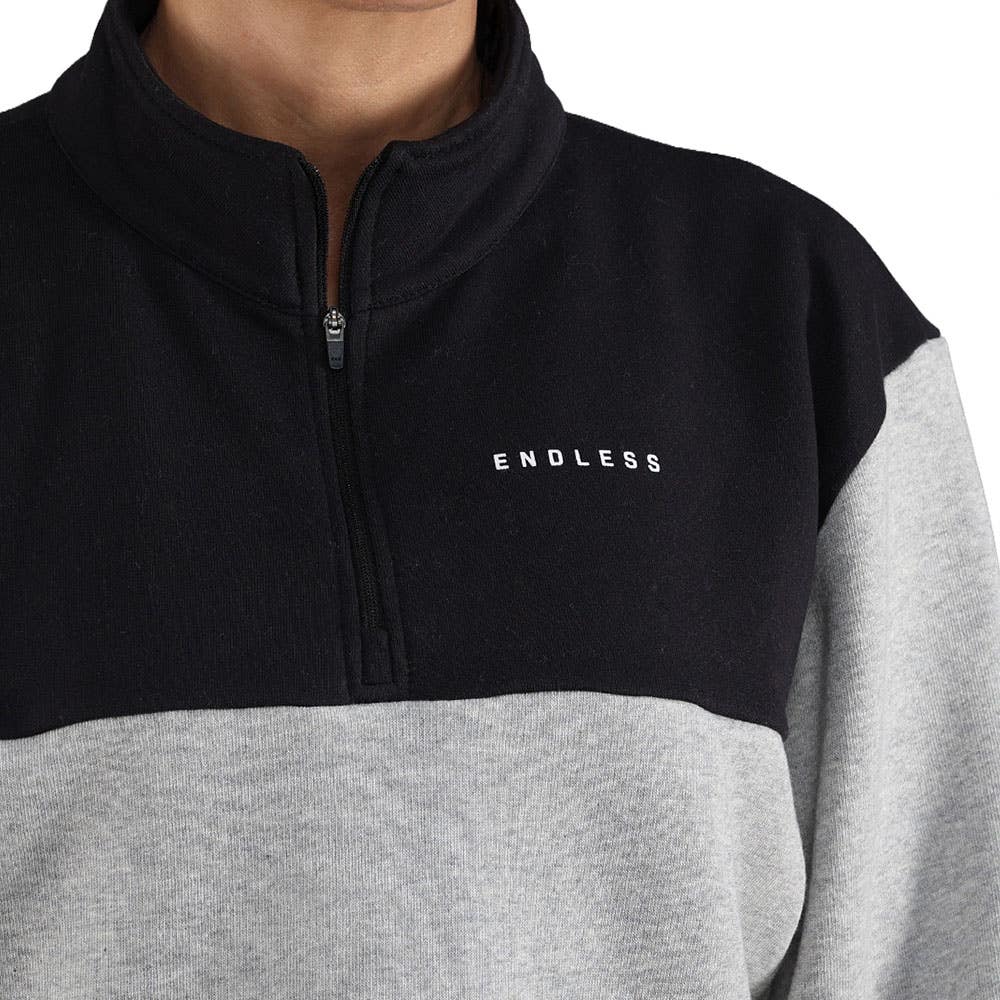 SUDADERA ENDLESS VIBE MUJER NEGRO