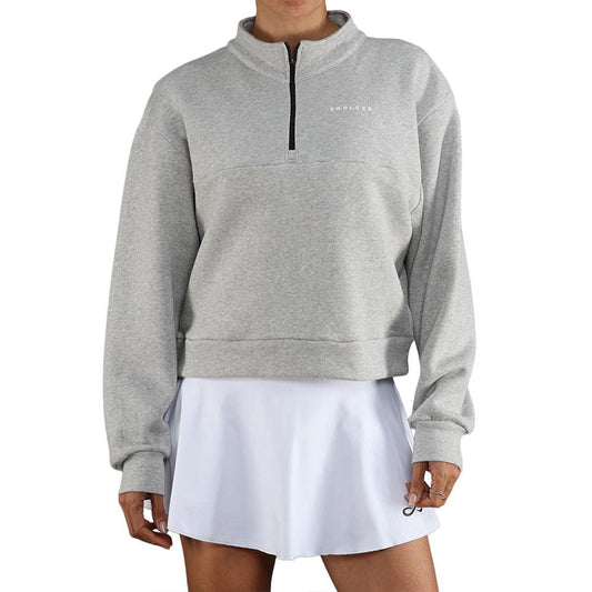 SUDADERA ENDLESS VIBE MUJER GRIS