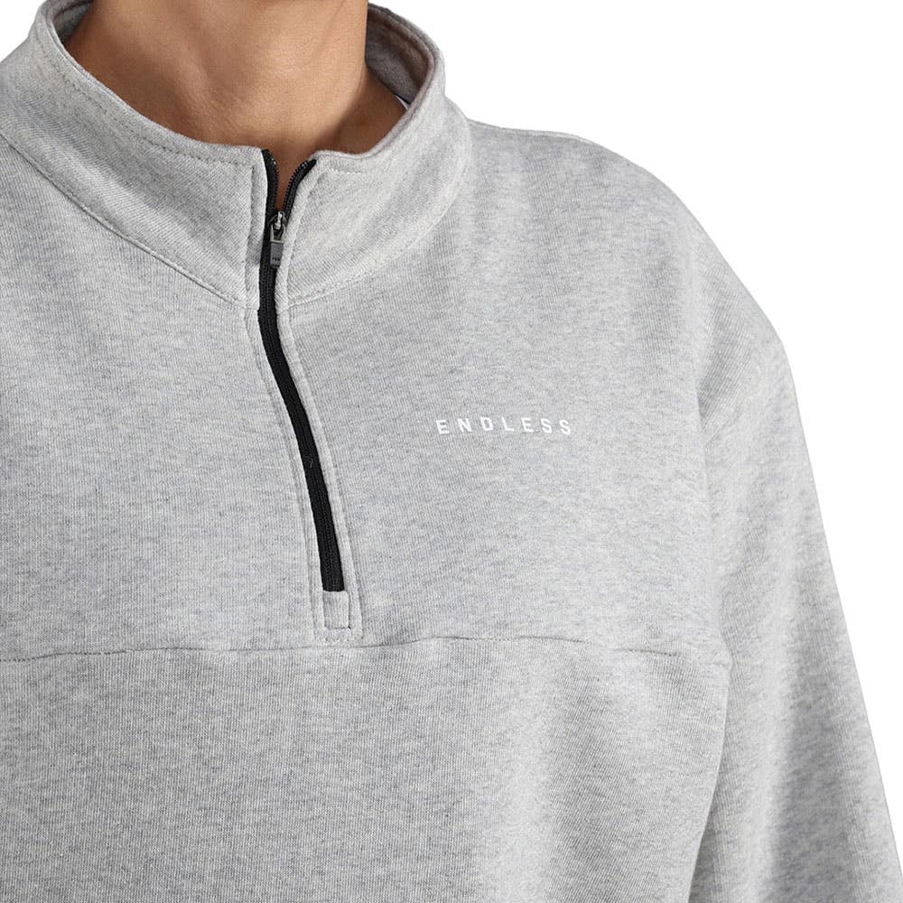 SUDADERA ENDLESS VIBE MUJER GRIS