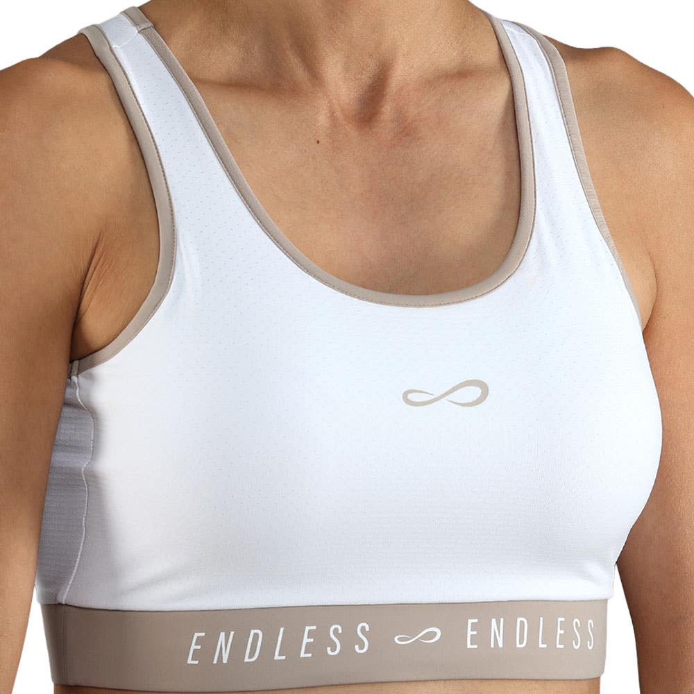 TOP ENDLESS ALLURE MUJER BLANCA/GRIS