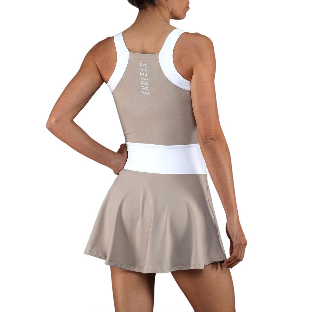 VESTIDO ENDLESS ORBIT MUJER GRIS