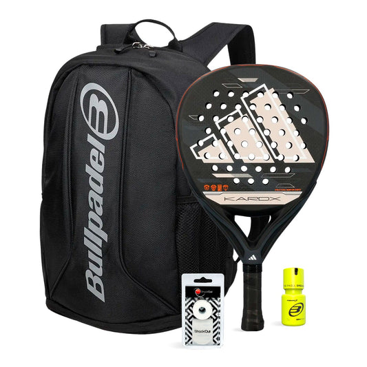 PACK ADIDAS KARDEX BLACK MOCHILA BULLPADEL DRY GRIP