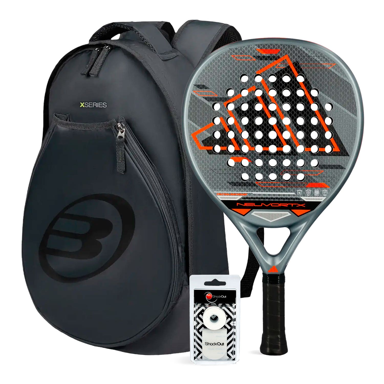 PACK ADIDAS NEUVORTX ORANGE MOCHILA BULLPADEL