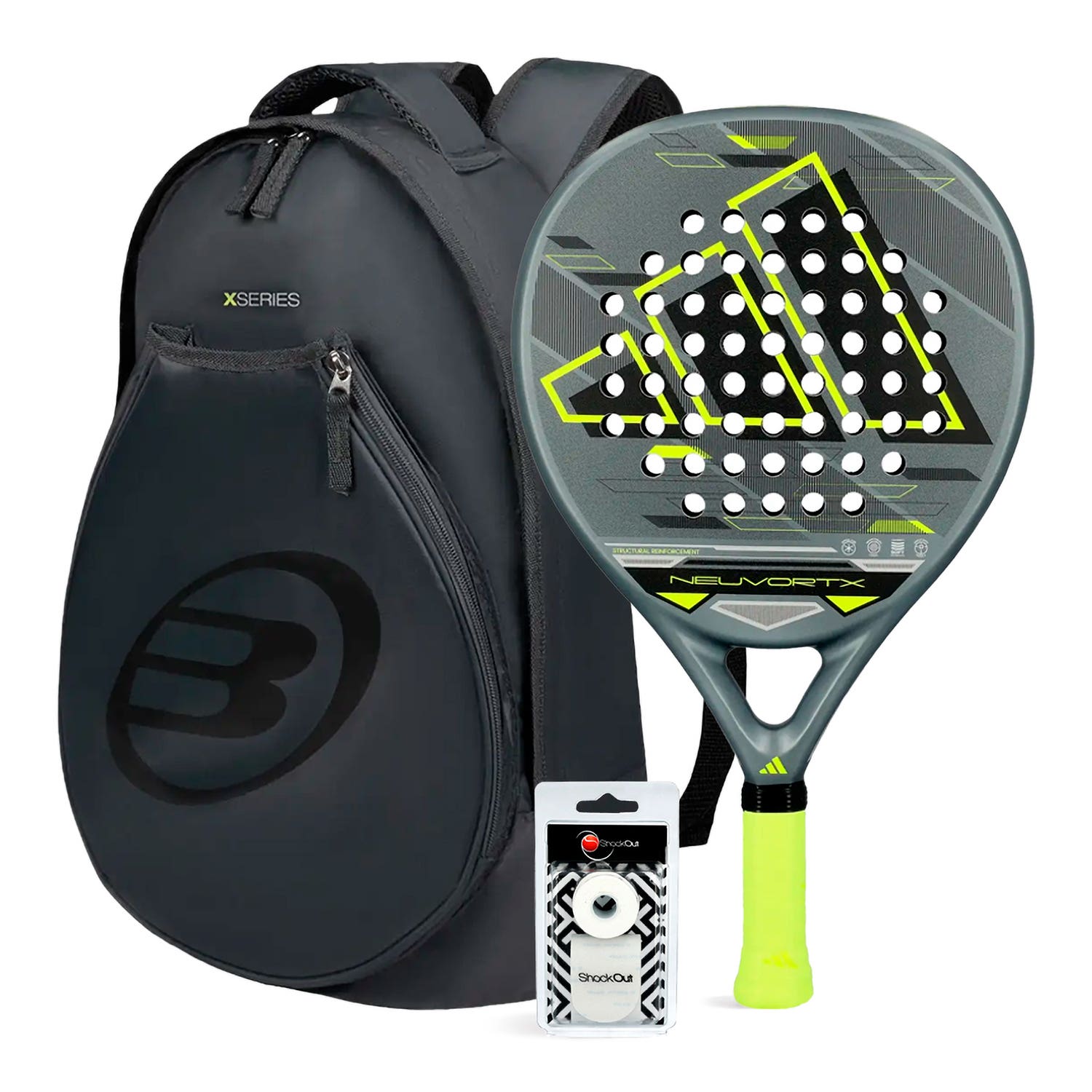 PACK ADIDAS NEUVORTX YELLOW MOCHILA BULLPADEL
