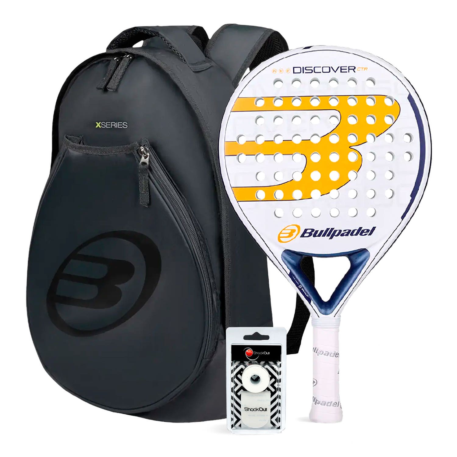 PACK BULLPADEL DISCOVER CTRL MOCHILA