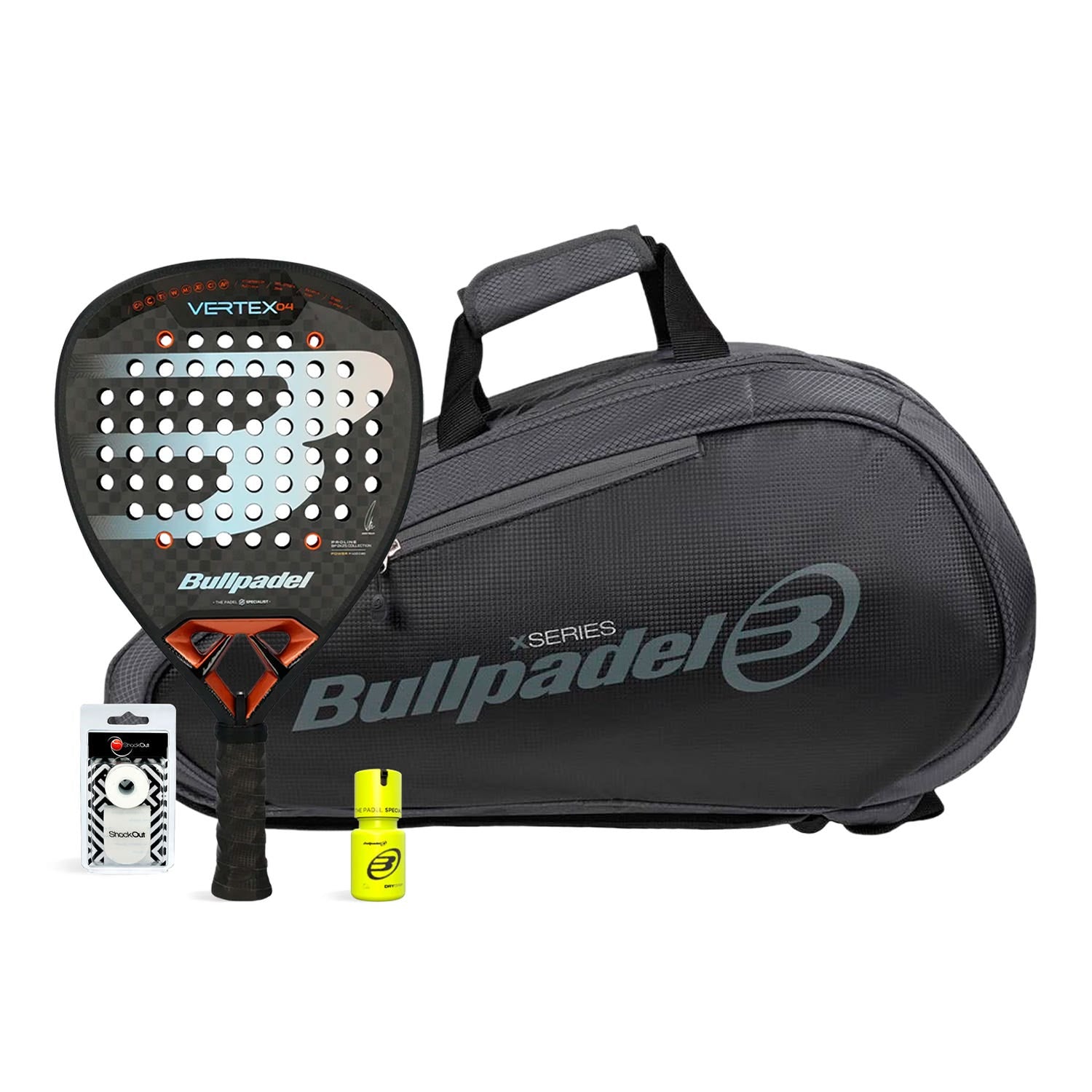 PACK BULLPADEL VERTEX 04 25 PALETERO AVANT 2 DRY GRIP
