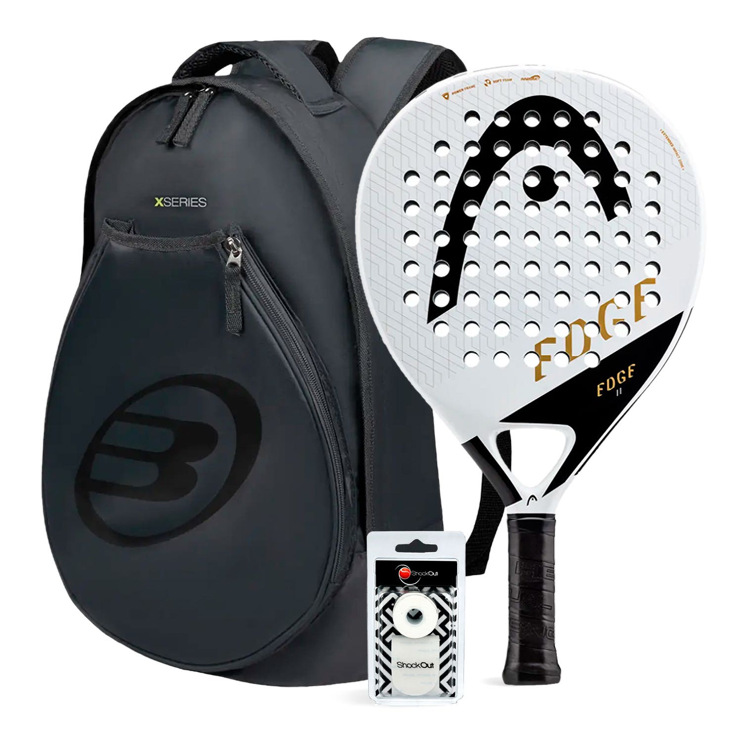 PACK HEAD EDGE 2 WHITE MOCHILA BULLPADEL