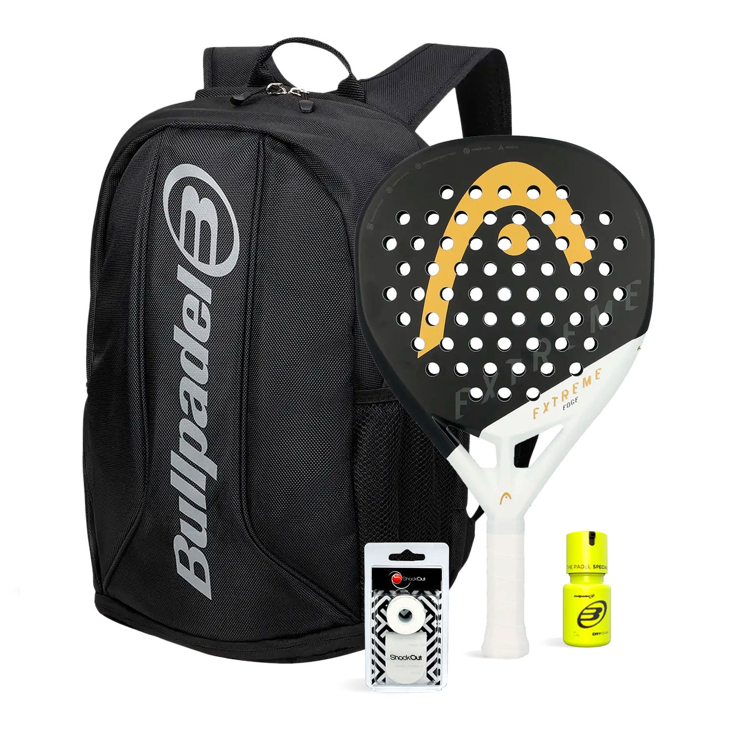 PACK HEAD EDGE EXTREME BLACK MOCHILA BULLPADEL DRY GRIP