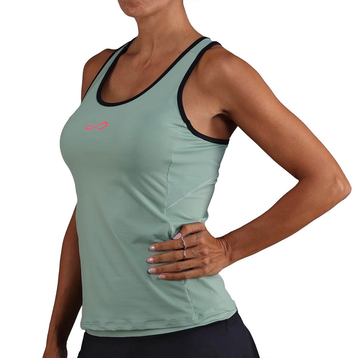 CAMISETA ENDLESS MILE MUJER VERDE CLARO