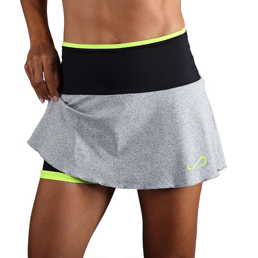 FALDA ENDLESS MILE MUJER BLANCA/GRIS