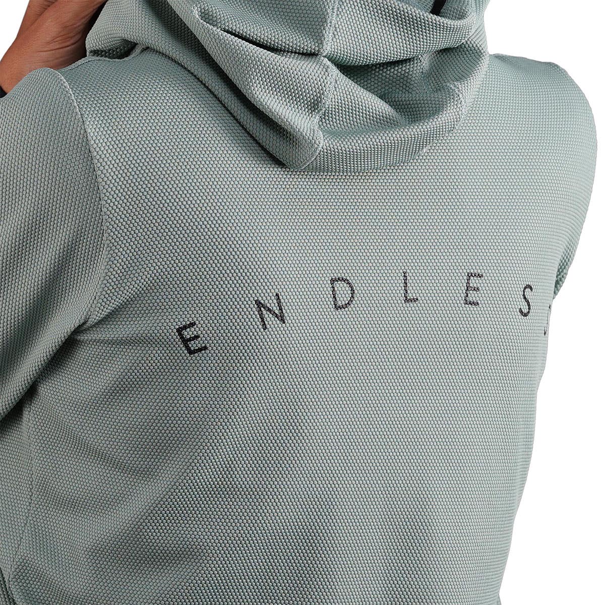 SUDADERA ENDLESS BREATH LINE MUJER VERDE CLARO