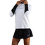 SUDADERA ENDLESS BREATH LINE MUJER BLANCO/NEGRO