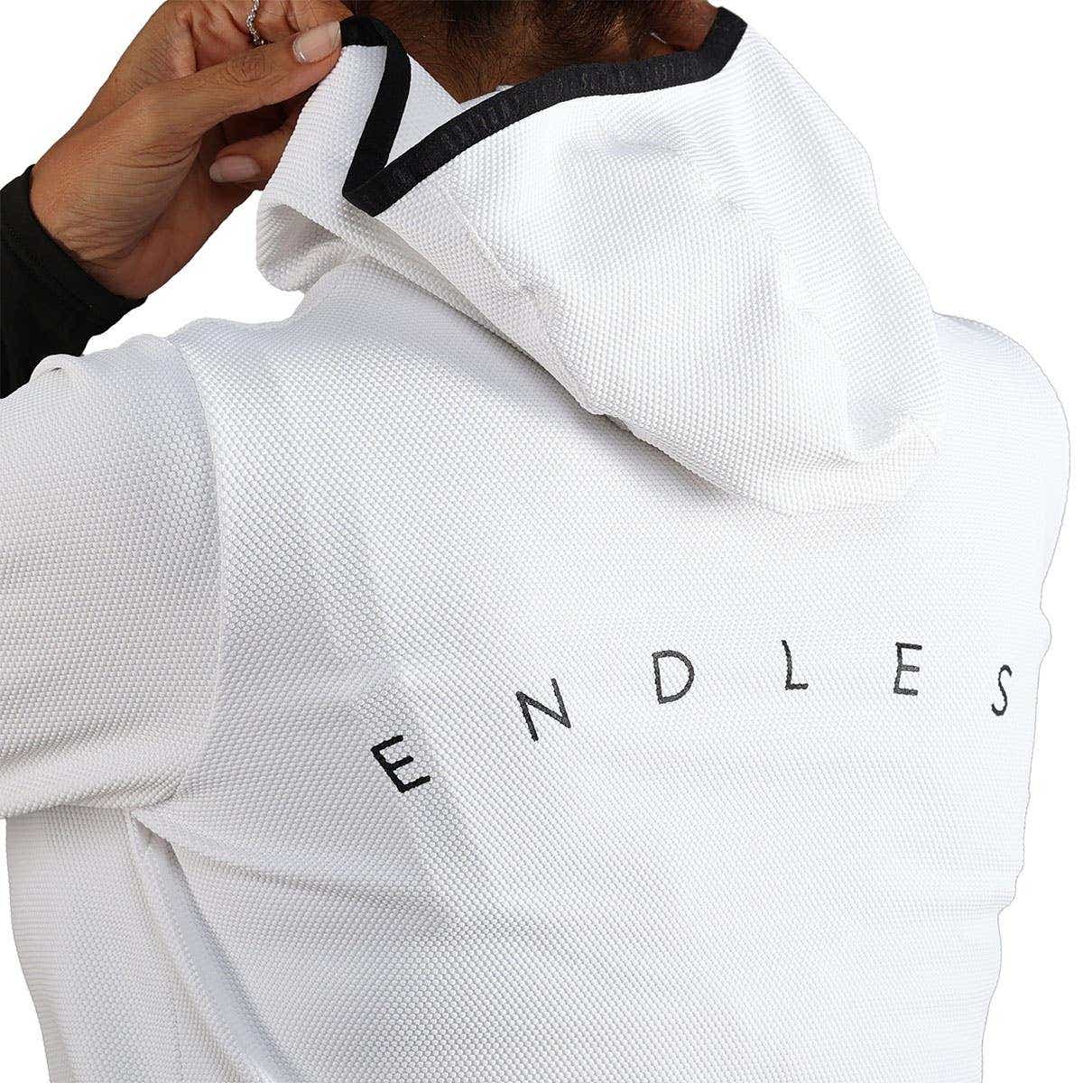 SUDADERA ENDLESS BREATH LINE MUJER BLANCO/NEGRO