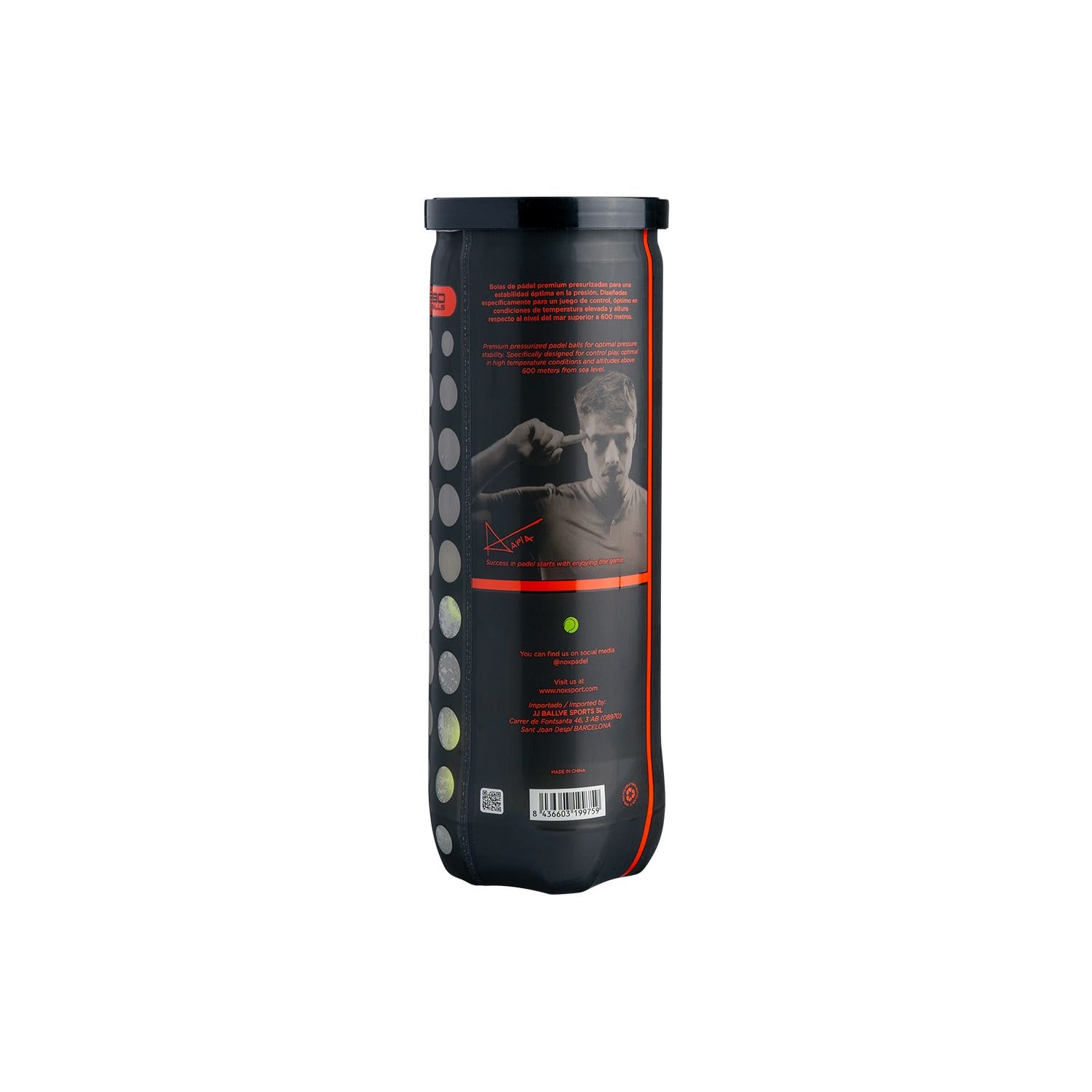 BOTE DE 3 BOLAS NOX NERBO