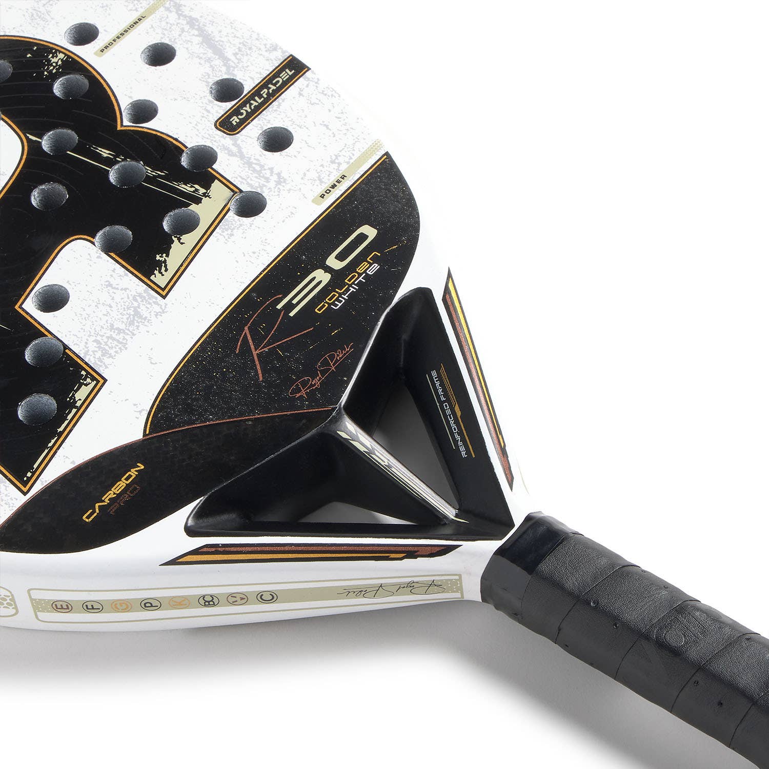 ROYAL PADEL RP R30 GOLDEN WHITE
